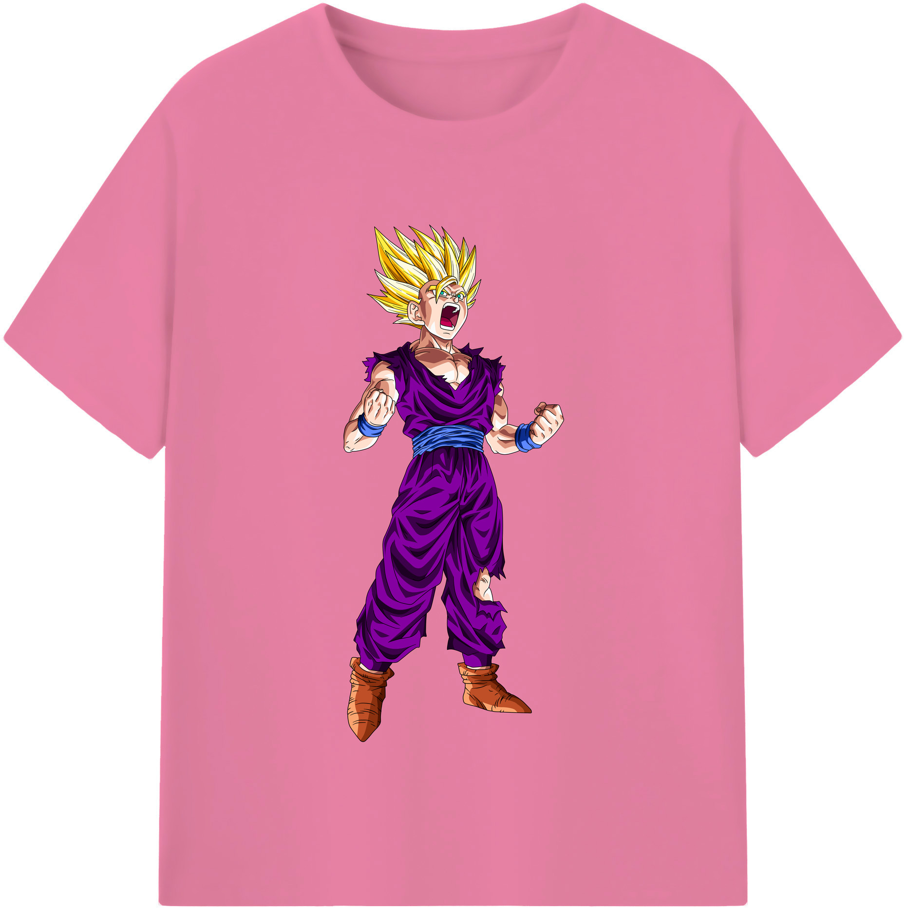 （画像用） ドラゴンボール 孫 悟飯（そんごはん）DRAGON BALL Son Gohan 綿100％半袖Tシャツ（フロントプリント）